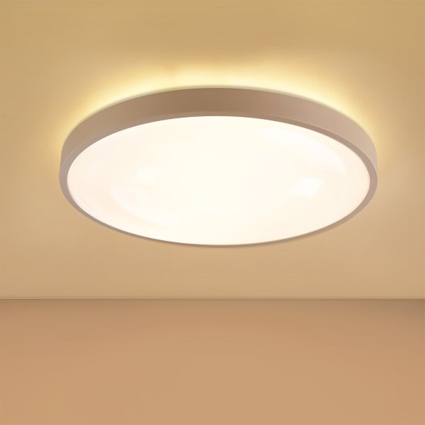 Brilagi - LED Stmívat. svítidlo GLASS POOL DOUBLE LED/60W/230V 50 cm béžová + DO