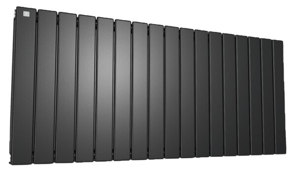 TERMA Forte V20 designový radiátor 600 × 1254 mm, 1315 W, černá mat, připojení VP