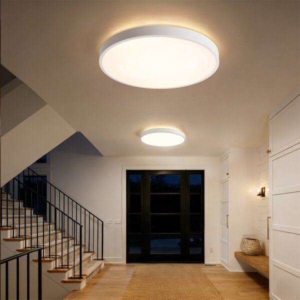 Brilagi - LED Stmívat. svítidlo GLASS POOL DOUBLE LED/80W/230V 60 cm bílá + DO