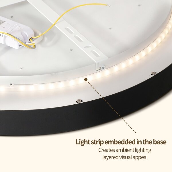 Brilagi - LED Stmívat. svítidlo GLASS POOL DOUBLE LED/80W/230V 60 cm černá + DO