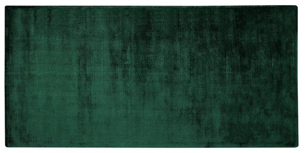 Koberec GESI II Tmavě zelená 80 x 150 cm Viskóza