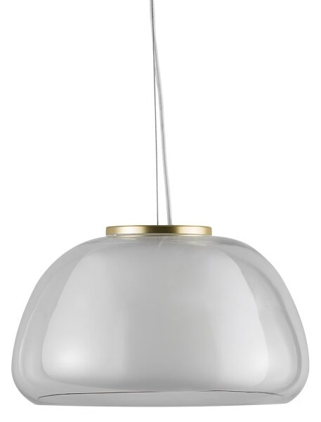 Nordlux - Lustr na lanku JELLY 1xE27/40W/230V bílá/čirá pr. 39 cm