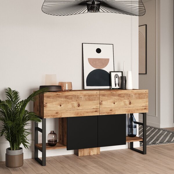 Hanah Home Konzolový stolek Piper 139 cm borovice atlantská