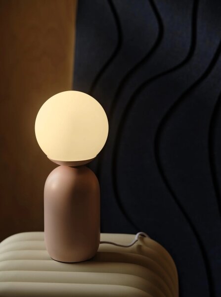 Nordlux - Stolní lampa NOTTI 1xE14/25W/230V růžová