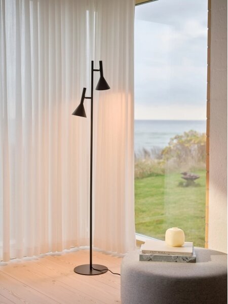 Nordlux - Stojací lampa KELVIS 2xGU10/12W/230V černá