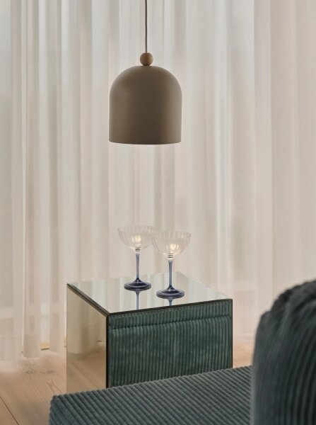 Nordlux - Lustr na lanku GASTON 1xE27/40W/230V béžová