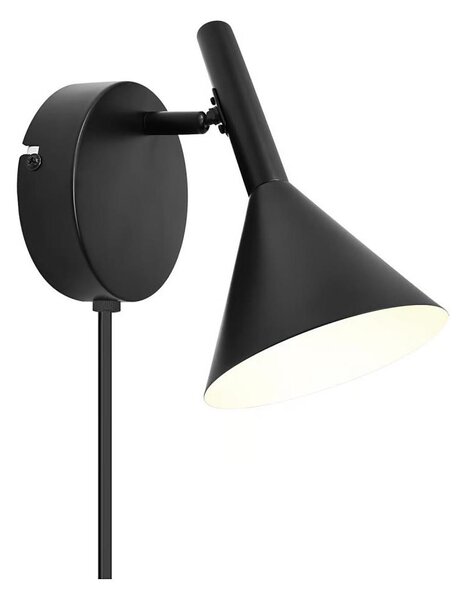 Nordlux - Nástěnné svítidlo KELVIS 1xGU10/12W/230V černá