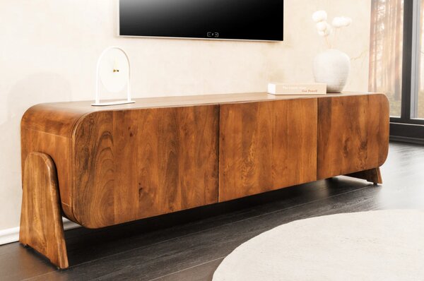 Massive home | TV stolek BRASIL 160 cm mangové dřevo, hnědý