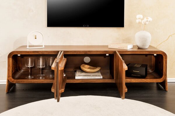 Massive home | TV stolek BRASIL 160 cm mangové dřevo, hnědý