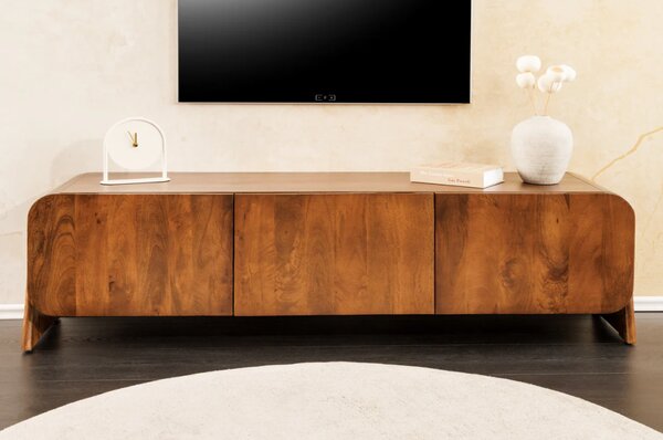 Massive home | TV stolek BRASIL 160 cm mangové dřevo, hnědý