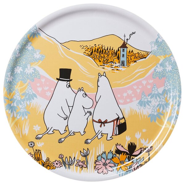 Arabia Podnos Moomin Family time 35cm