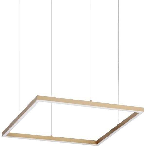 Ideal Lux - LED Lustr na lanku ORACLE SLIM LED/33W/230V CRI 90 50x50 cm zlatá