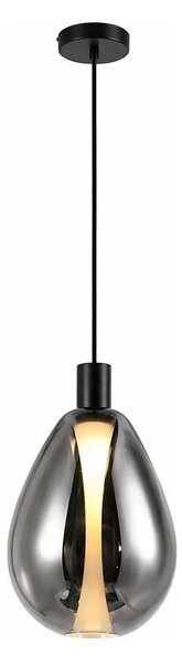 Lustr na lanku DENSO 1xG9/5W/230V pr. 20 cm černý chrom