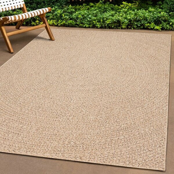 Koberec ZIZUR 80 x 250 cm jutový vzhled interiér i exteriér