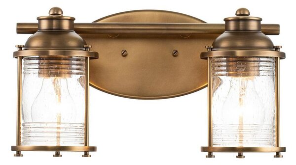 Quintiesse QN-ASHLANDBAY2-NBR-BATH-Ko. ná. lampa ASHLAND BAY 2xE27/60W/230V IP44
