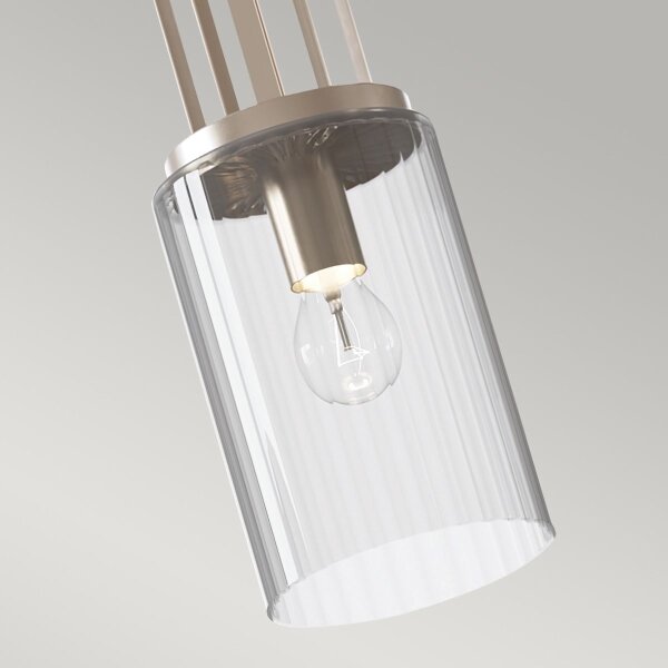 Quintiesse QN-KIMROSE-MP-PN - Lustr na tyči KIMROSE 1xE27/60W/230V lesklý chrom