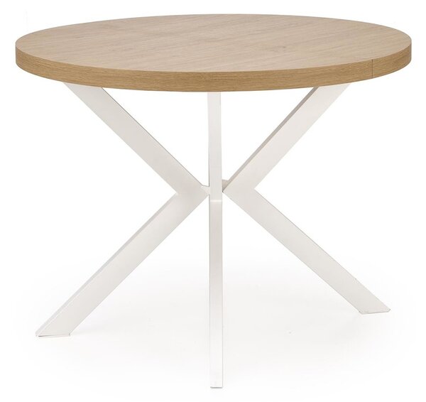 HALMAR Jídelní rozkládací stůl PERONI 100/250 cm dub craft zlatý/bílý