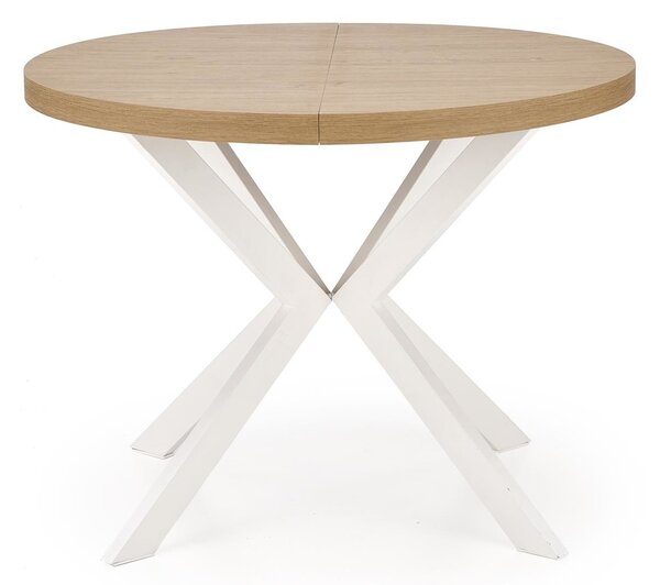 HALMAR Jídelní rozkládací stůl PERONI 100/250 cm dub craft zlatý/bílý