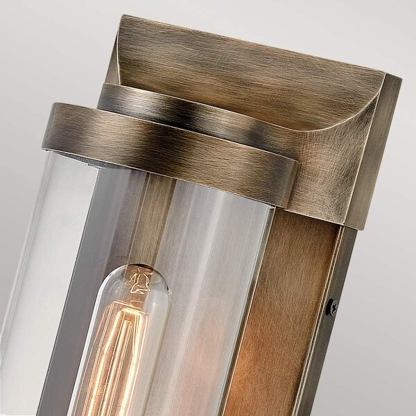 Quintiesse QN-PEARSON-M-BU - Ven. nás. svít. PEARSON M 1xE27/60W/230V IP44 bronz
