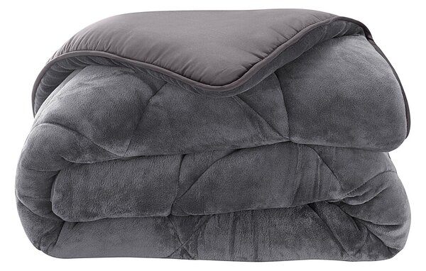 Syntetická oboustranná přikrývka 600 g/m2 šedá 140x200 cm