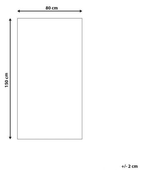 Koberec PIRLI Béžová 80 x 150 cm Juta