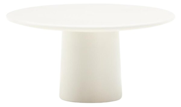 Bílý zahradní stolek Kave Home Albanella 85 cm
