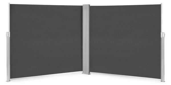 MultiGarden Dvoukřídlá boční markýza FANTO antracitová