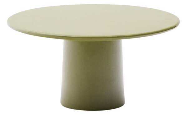 Zelený zahradní stolek Kave Home Albanella 85 cm