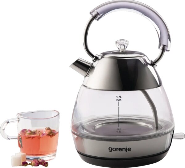GORENJE K17GPD - Rychlovarná konvice 1,7 l 2200W/230V čirá/nerez