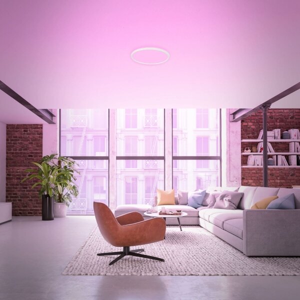 Briloner 7494016-LED RGBW Stm strop svít SMART LED/22W/230V 4000K +DO Wi-Fi Tuya