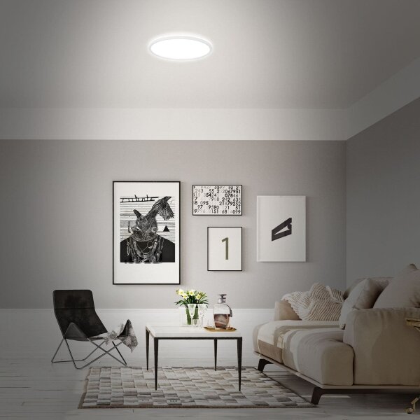 Briloner 7494016-LED RGBW Stm strop svít SMART LED/22W/230V 4000K +DO Wi-Fi Tuya