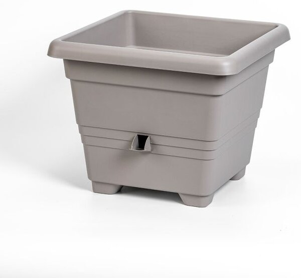 Plastia Samozavlažovací květináč Bergamot 60x60 taupe