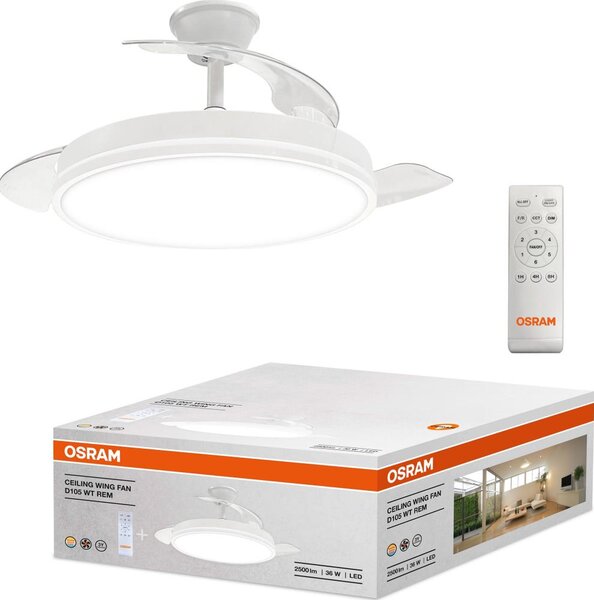 Osram - LED Stmív. svítidlo s ventilátorem WING LED/36W/230V 3000/4000/6000K +DO