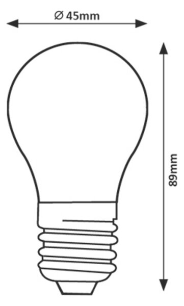 Rabalux SMD LED žárovka E27 G45 8W 1000lm 3000K