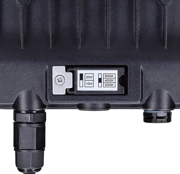 SOLIGHT LED reflektor TOP 20W, max. 2600lm, 3CCT, volitený výkon 100/50%, IP65