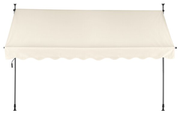 MultiGarden Upínací balkonová sluneční markýza KLODZ 300x120 cm béžová