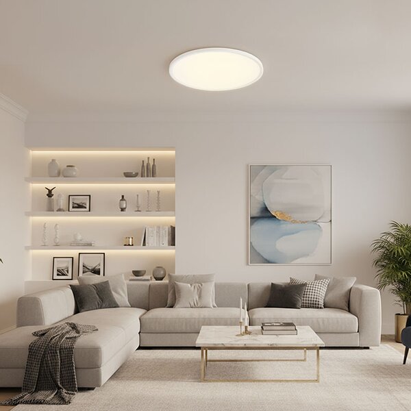 SOLIGHT LED osvětlení s dálkovým ovladačem Estela White UGR 40W, 4300lm, 40cm, URG