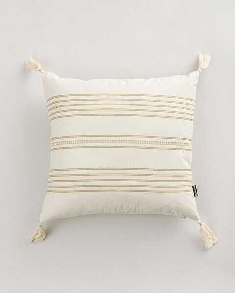 Povlak na polštářek Linea Sand Tassel 45x45 cm