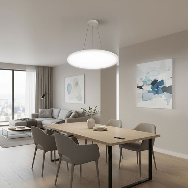 SOLIGHT LED osvětlení s dálkovým ovladačem Estela White 50W, 5400lm, 60cm, URG