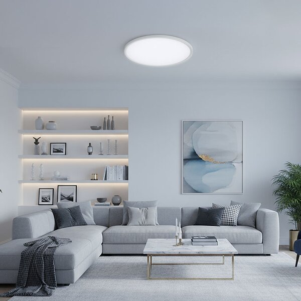 SOLIGHT LED osvětlení s dálkovým ovladačem Estela White UGR 40W, 4300lm, 40cm, URG