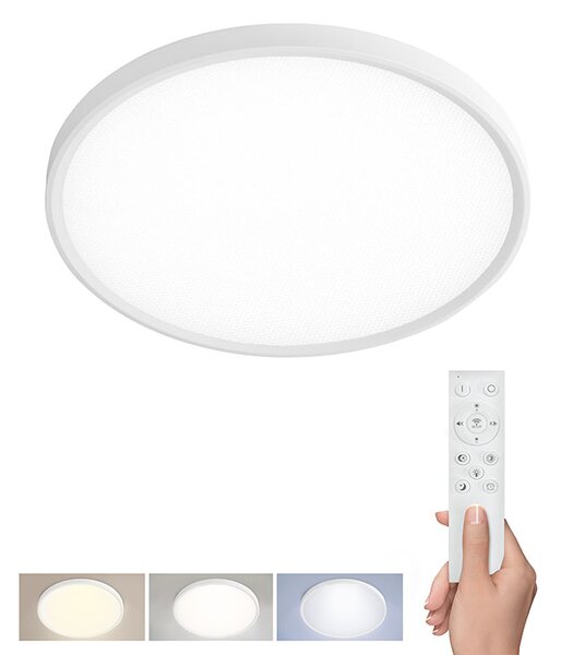 SOLIGHT LED osvětlení s dálkovým ovladačem Estela White 50W, 5400lm, 60cm, URG