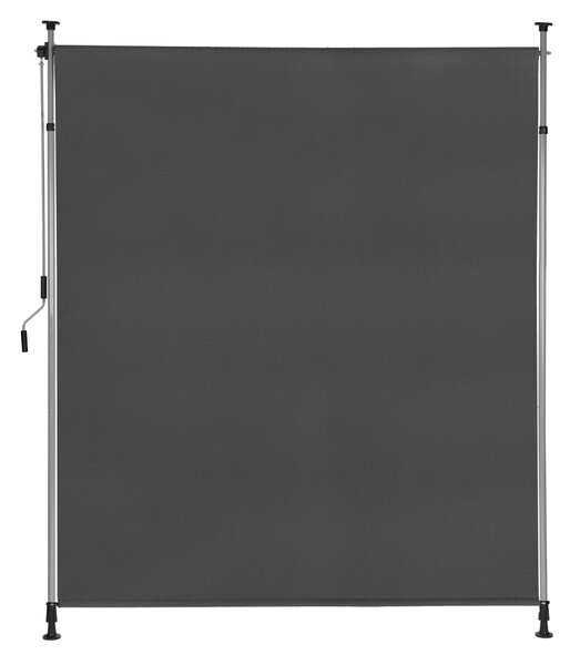 MultiGarden Výškově nastavitelná upínací markýza PULSE 180x220 cm antracitová
