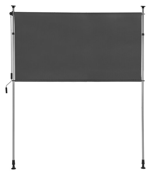 MultiGarden Výškově nastavitelná upínací markýza PULSE 180x220 cm antracitová