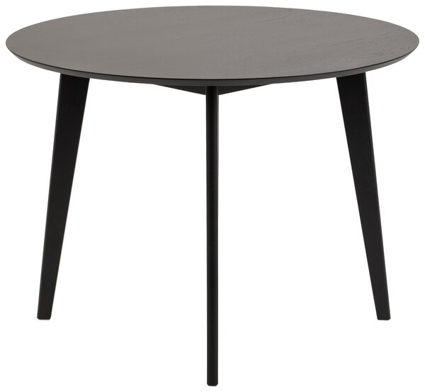 JÍDELNÍ STŮL, dub, kaučukové dřevo, černá, 105/105/76 cm MID.YOU - Jídelní stoly, Online Only