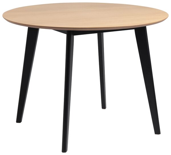 JÍDELNÍ STŮL, dub, kaučukové dřevo, černá, barvy dubu, 105/105/76 cm MID.YOU - Jídelní stoly, Online Only