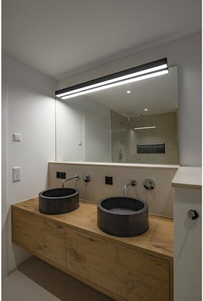 BIG WHITE SLV Q-LINE, nástěnné svítidlo, LED, 3000K, černé 1000669