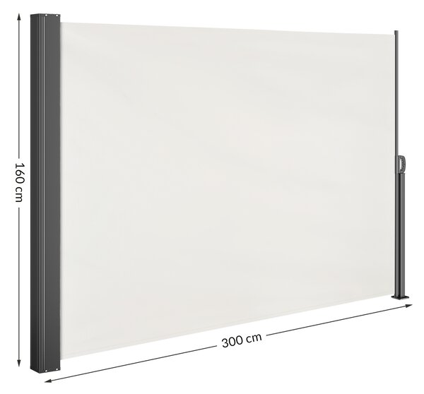 Deuba Boční markýza Nosara 160x300 cm - krémová