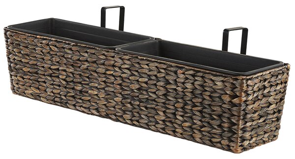 Květináč KAWALA 80 cm Hnědá