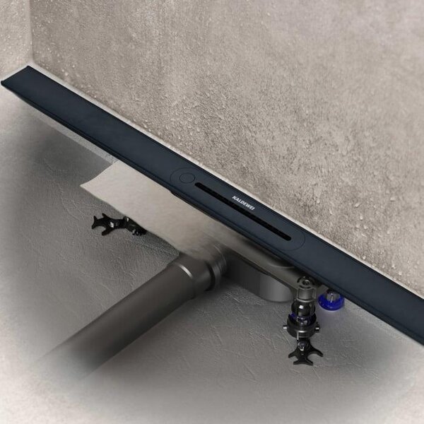 Sada sprchové vaničky Kaldewei FLOW, 90 cm, horizontální odtok, standardní provedení
