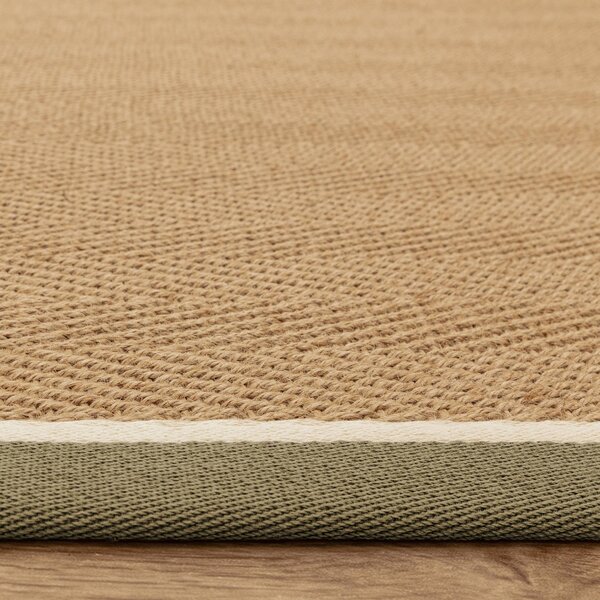 Tribeca Design Kusový koberec Woodkid Herringbone Khaki Rozměry: 240x340 cm